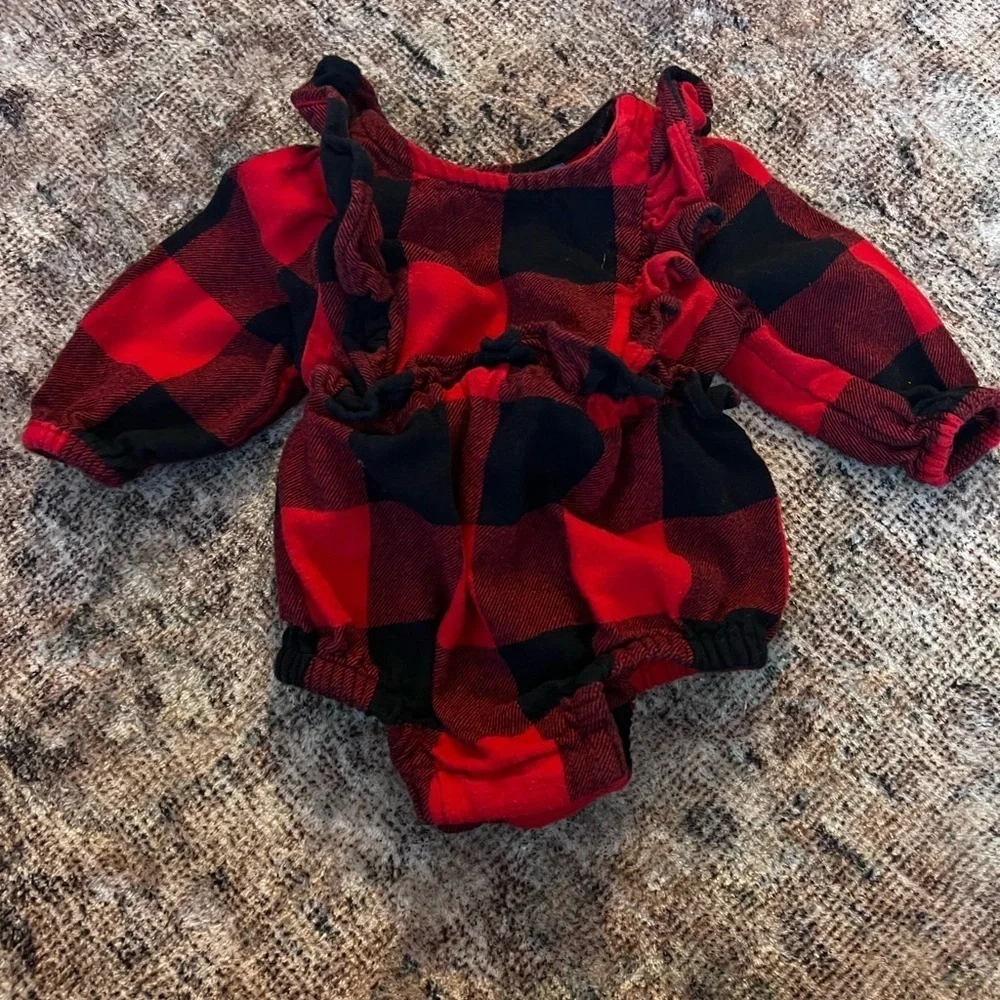 Old Navy Buffalo Plaid One Piece Size 0-3 Months